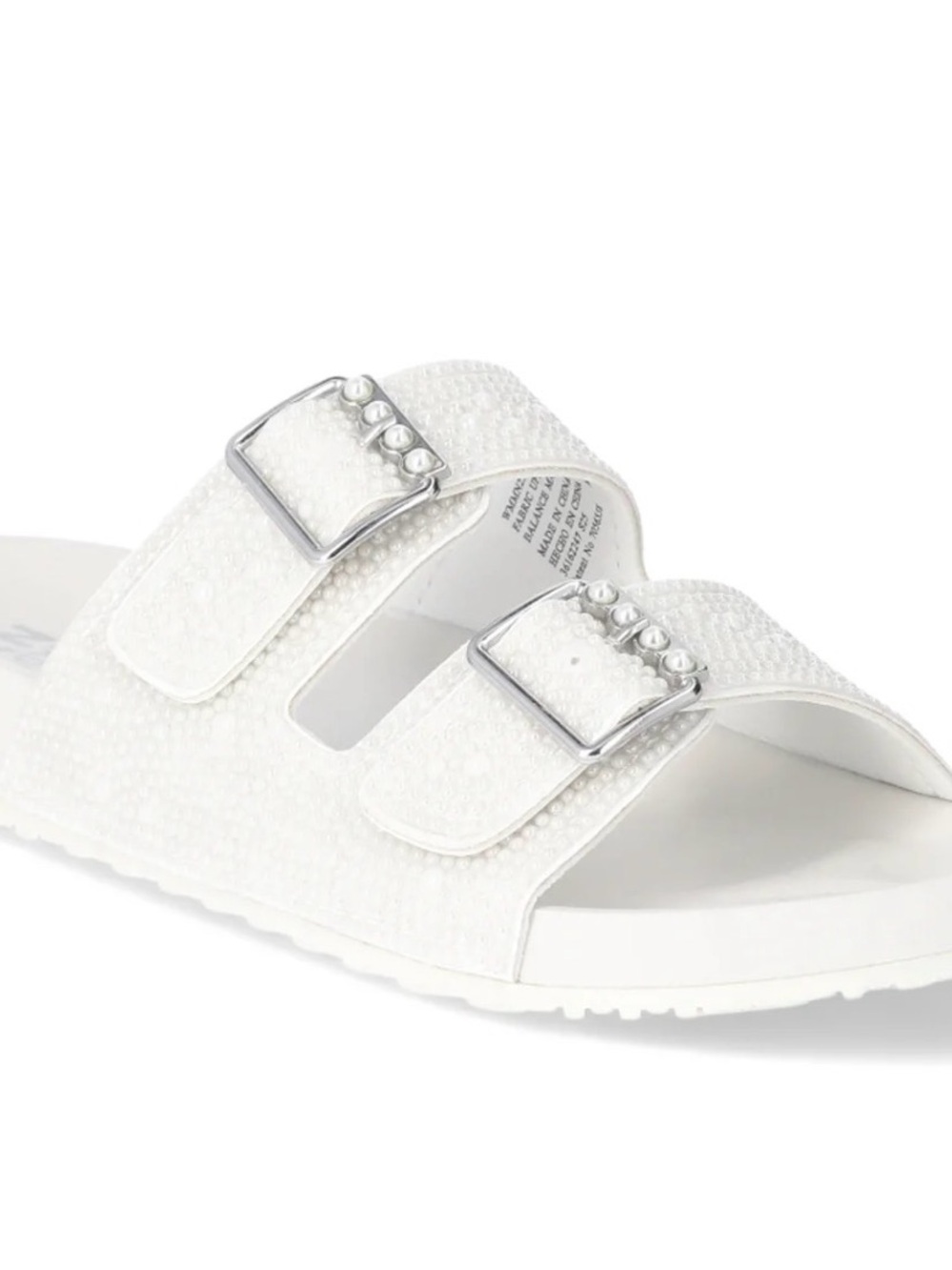 Madden NYC Women's Embellished Footbed Sandal Size 8